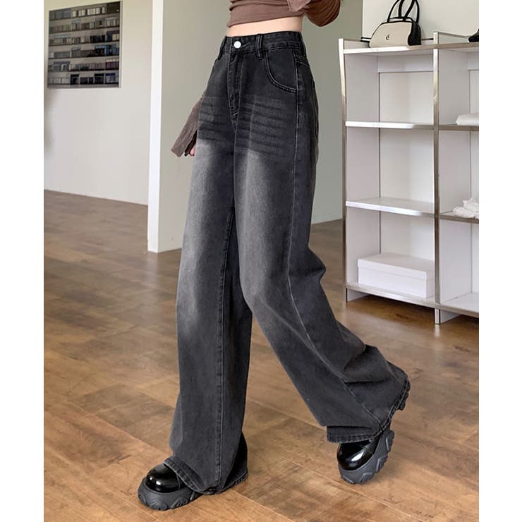 裏起毛ヴィンテージウォッシュデニムパンツ デニムパンツ ジーパン | kirakiraShop  | 詳細画像12 