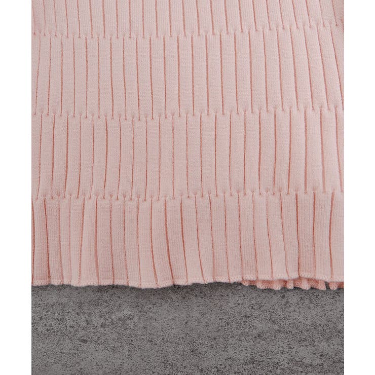 オフショルダーリブドッキングニットトップス トップス ニット | kirakiraShop  | 詳細画像10 