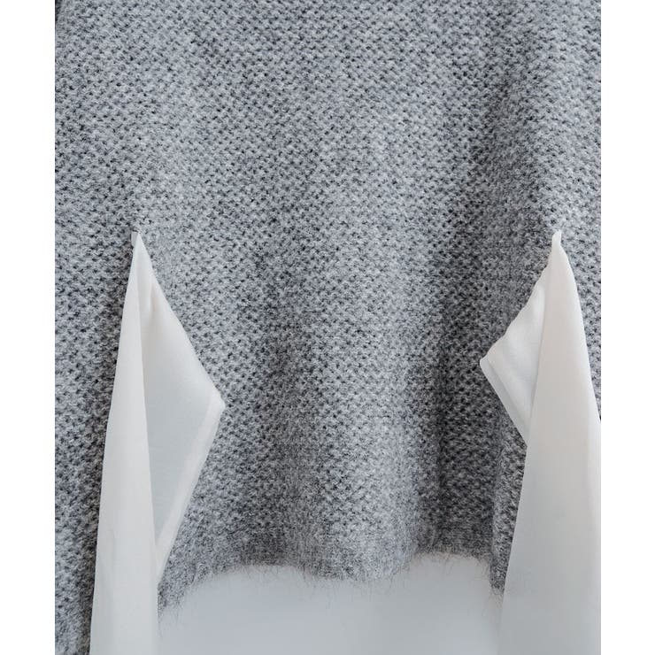 バックリボンデザインシャギーニット トップス ニット | kirakiraShop  | 詳細画像20 