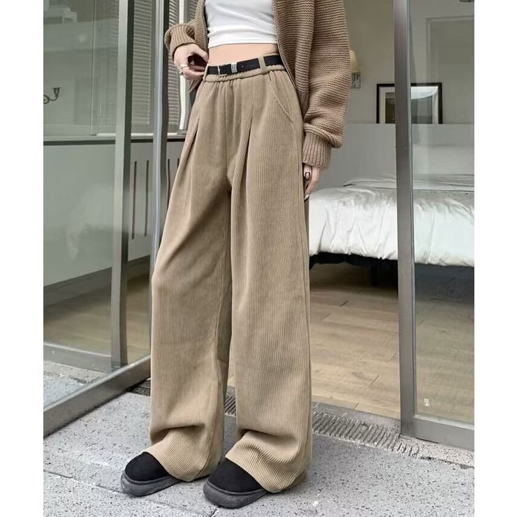 リラックスシルエットコーデュロイワイドパンツ パンツ ワイド | kirakiraShop  | 詳細画像11 