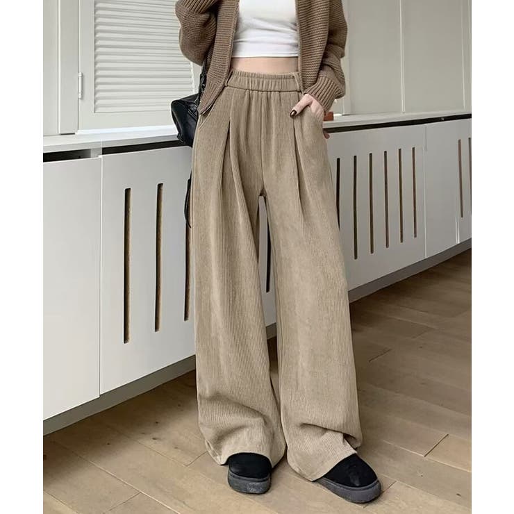リラックスシルエットコーデュロイワイドパンツ パンツ ワイド | kirakiraShop  | 詳細画像12 
