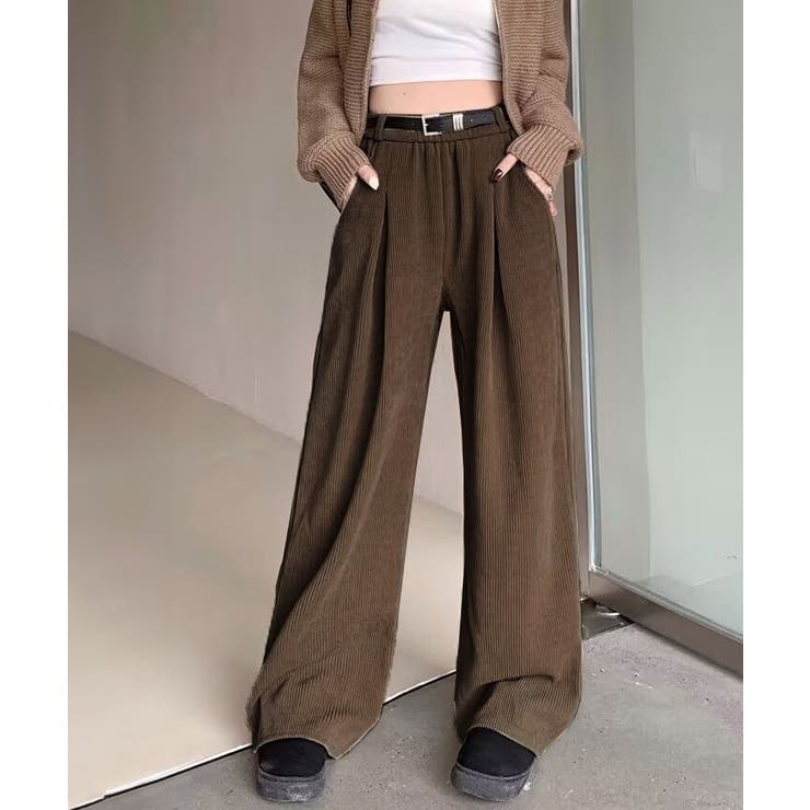 リラックスシルエットコーデュロイワイドパンツ パンツ ワイド | kirakiraShop  | 詳細画像13 