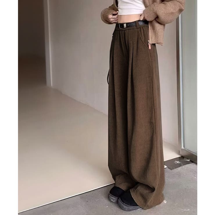リラックスシルエットコーデュロイワイドパンツ パンツ ワイド | kirakiraShop  | 詳細画像15 