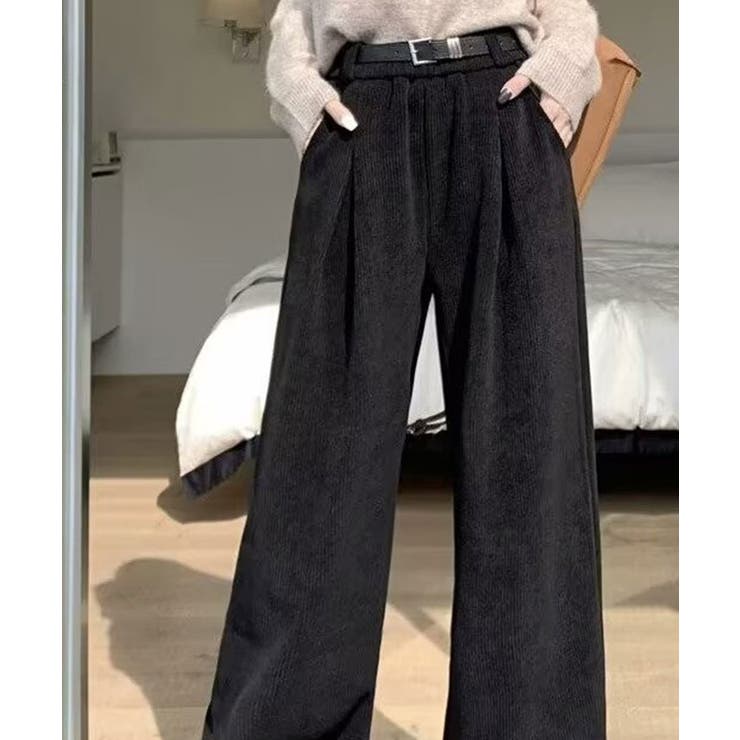 リラックスシルエットコーデュロイワイドパンツ パンツ ワイド | kirakiraShop  | 詳細画像4 