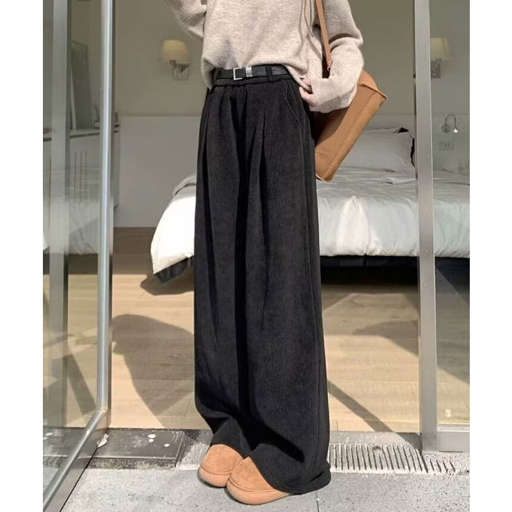 リラックスシルエットコーデュロイワイドパンツ パンツ ワイド | kirakiraShop  | 詳細画像5 