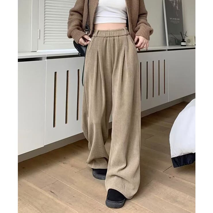 リラックスシルエットコーデュロイワイドパンツ パンツ ワイド | kirakiraShop  | 詳細画像7 