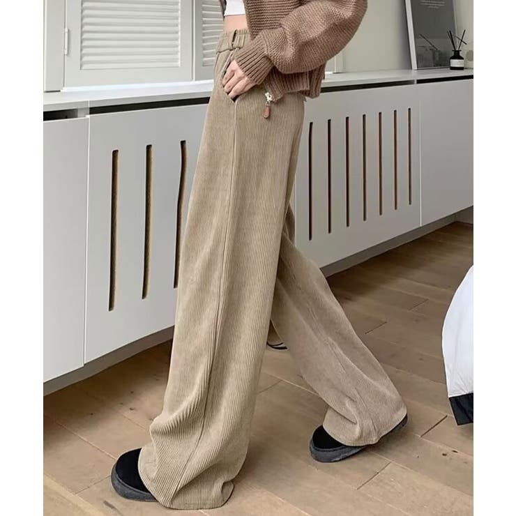 リラックスシルエットコーデュロイワイドパンツ パンツ ワイド | kirakiraShop  | 詳細画像8 