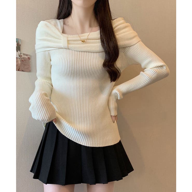 リボンリブニットトップス トップス ニット | kirakiraShop  | 詳細画像13 