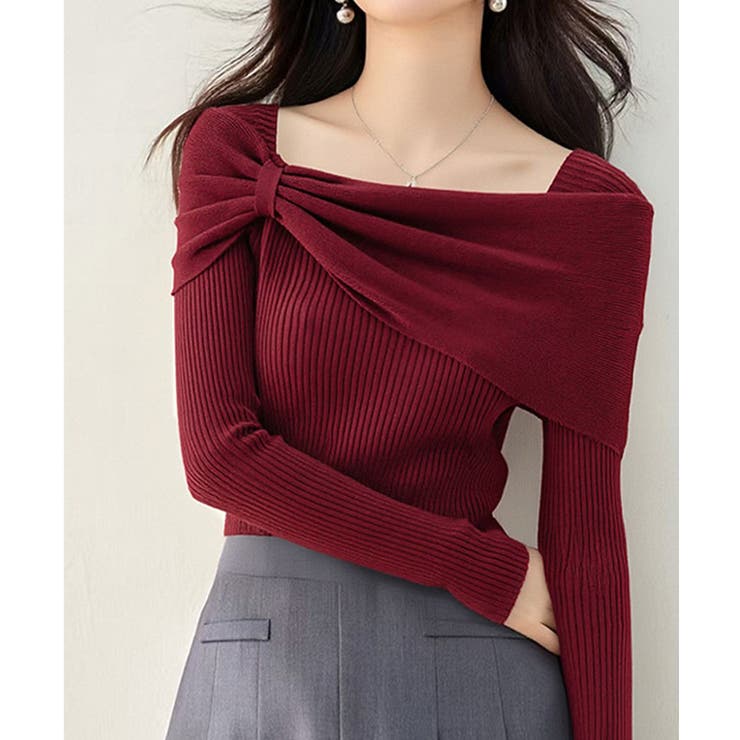 リボンリブニットトップス トップス ニット | kirakiraShop  | 詳細画像39 