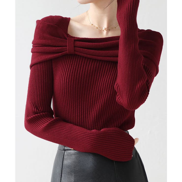 リボンリブニットトップス トップス ニット | kirakiraShop  | 詳細画像44 