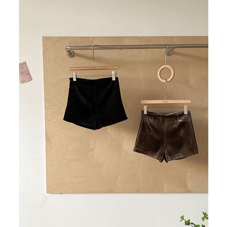 ベロアタッチハイウエストショートパンツ パンツ ショートパンツ | kirakiraShop  | 詳細画像20 