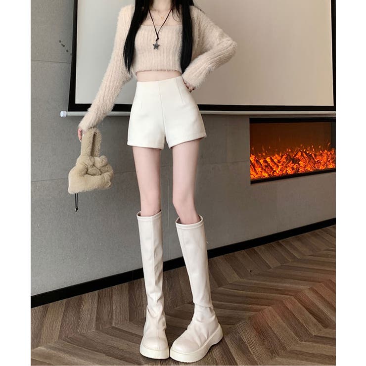 裏起毛ストレッチショートパンツ パンツ ショートパンツ | kirakiraShop  | 詳細画像11 