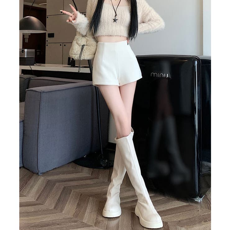 裏起毛ストレッチショートパンツ パンツ ショートパンツ | kirakiraShop  | 詳細画像14 