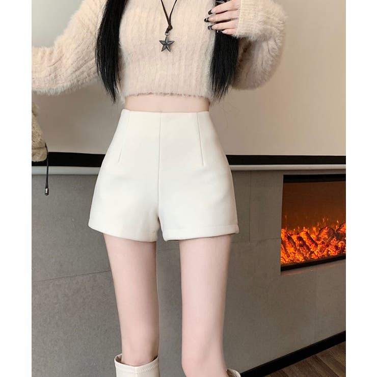 裏起毛ストレッチショートパンツ パンツ ショートパンツ | kirakiraShop  | 詳細画像15 