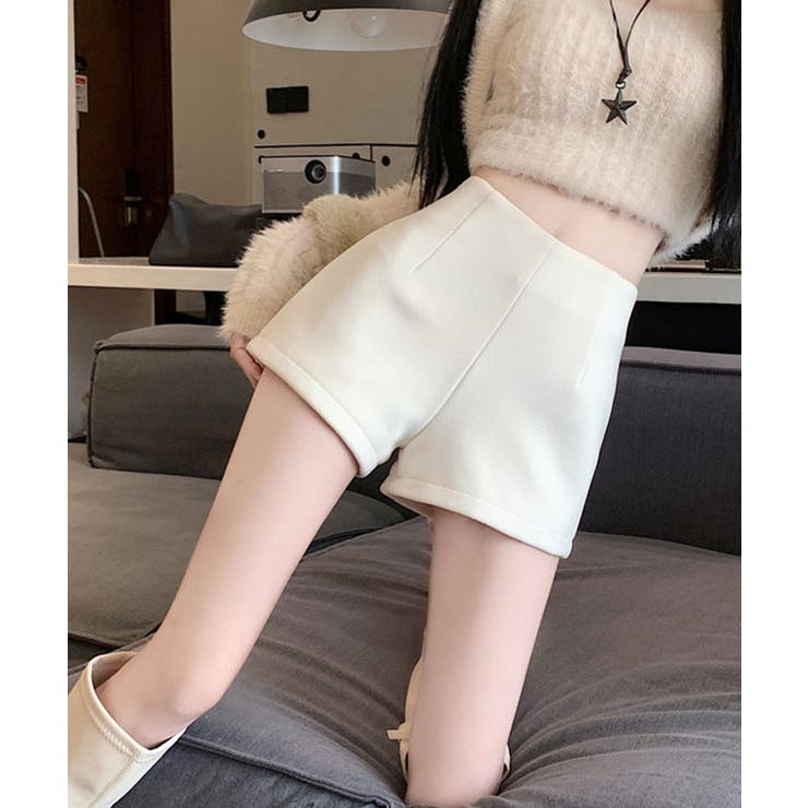 裏起毛ストレッチショートパンツ パンツ ショートパンツ | kirakiraShop  | 詳細画像18 