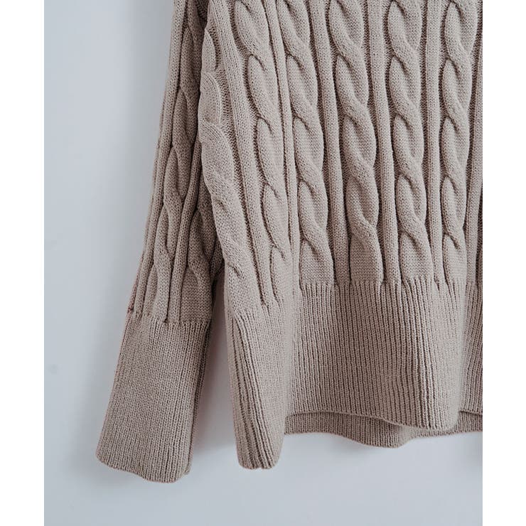 オフショルダーケーブルニットトップス トップス ニット | kirakiraShop  | 詳細画像32 