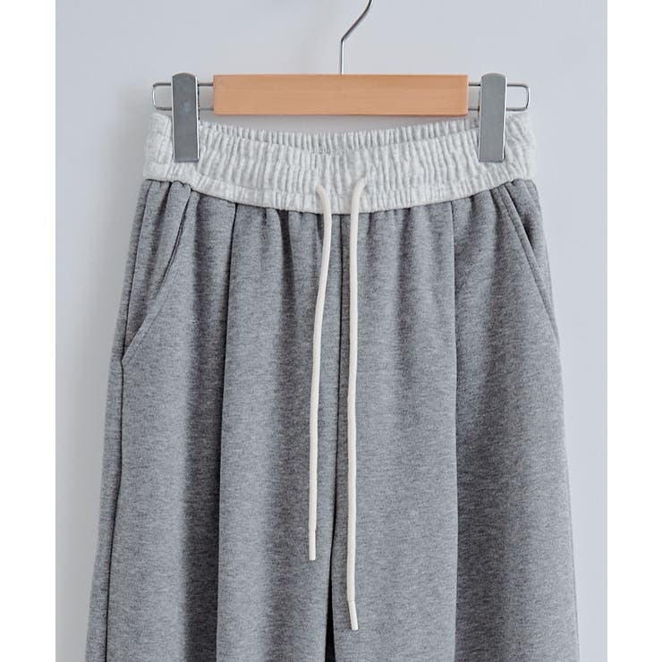 配色ウエスト ワイドイージーパンツ ボトムス | kirakiraShop  | 詳細画像33 