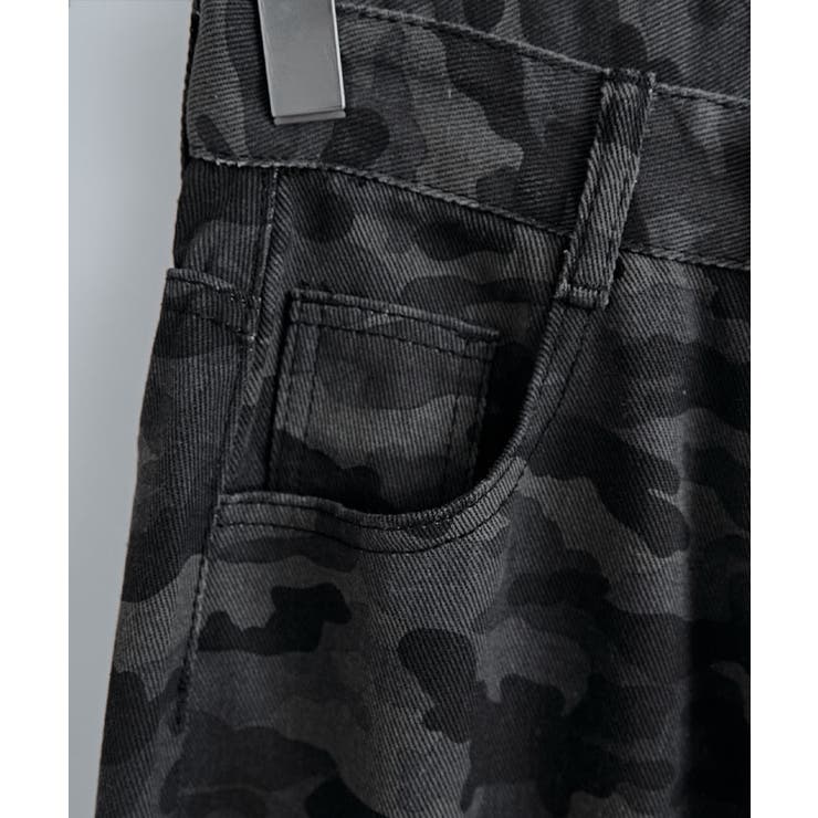 カモフラ柄ワイドストレートパンツ パンツ ワイドパンツ | kirakiraShop  | 詳細画像9 