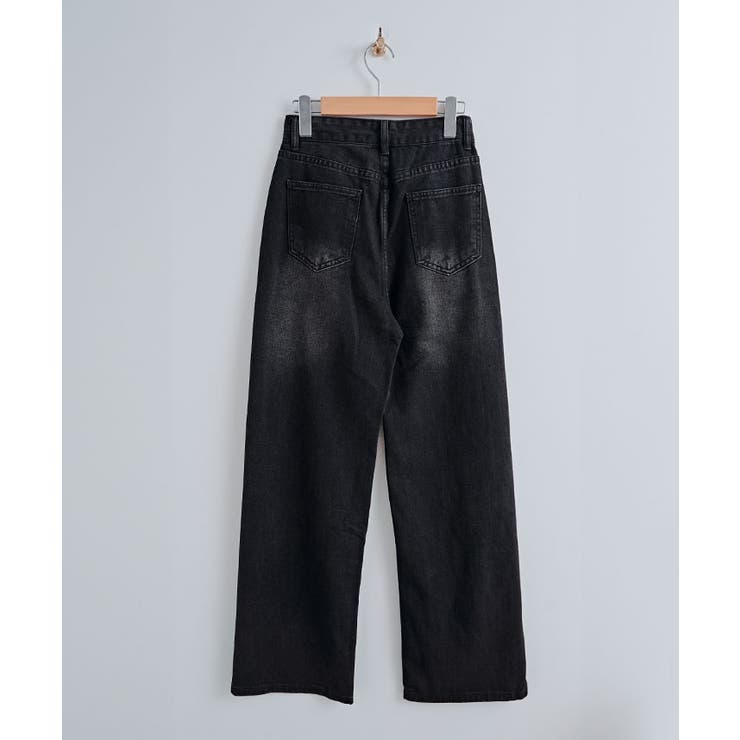 ウォッシュワイドストレートデニムパンツ パンツ デニムパンツ | kirakiraShop  | 詳細画像20 