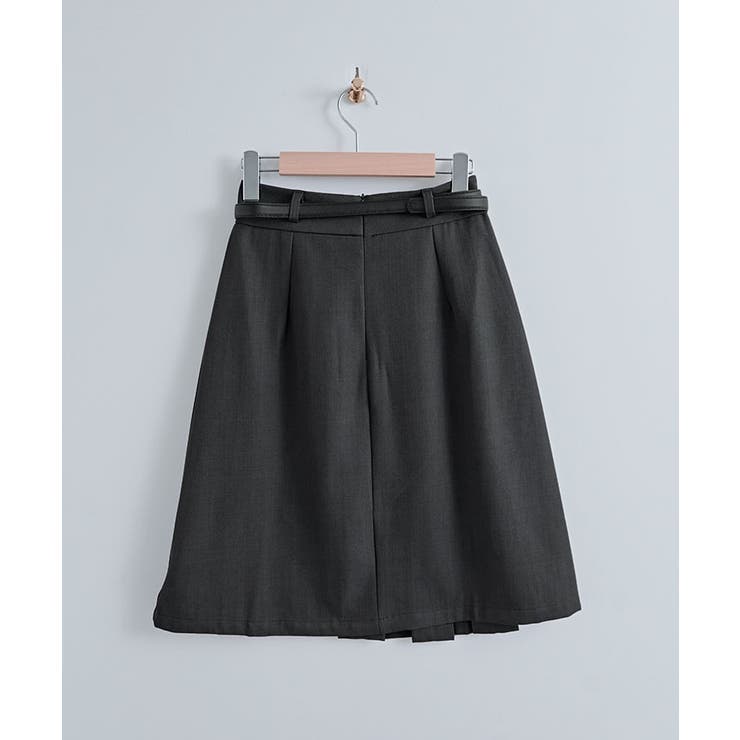 ベルト付きプリーツフレアミディスカート スカート プリーツスカート | kirakiraShop  | 詳細画像27 