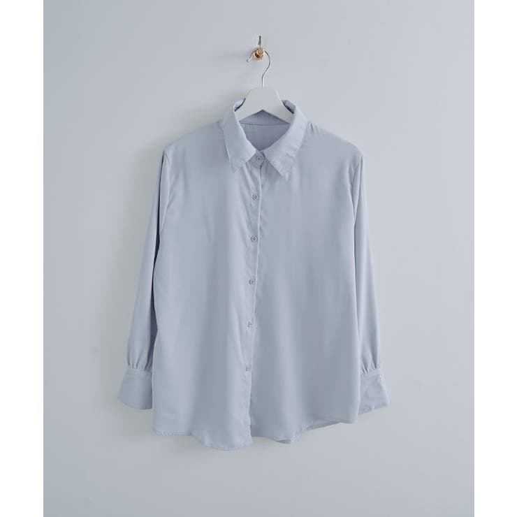 ソフトタッチベーシックシャツ トップス ブラウス | kirakiraShop  | 詳細画像45 