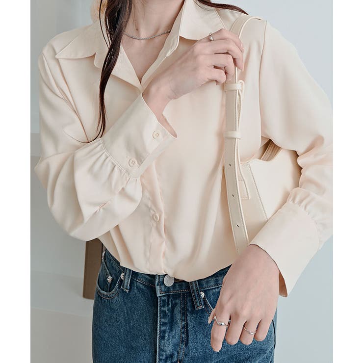 ソフトタッチベーシックシャツ トップス ブラウス | kirakiraShop  | 詳細画像33 