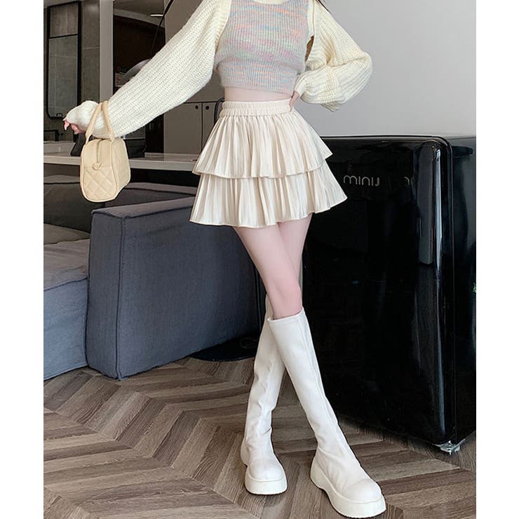 スエード フリルプリーツミニスカート スカート | kirakiraShop  | 詳細画像21 