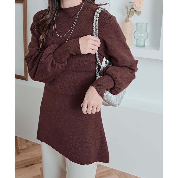 フレアシルエットクルーネックニットトップス トップス ニット | kirakiraShop  | 詳細画像20 