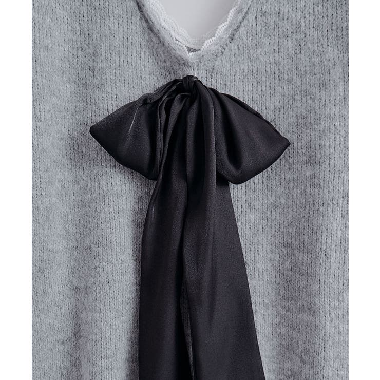 バックリボンVネックニットトップス トップス ニット | kirakiraShop  | 詳細画像43 