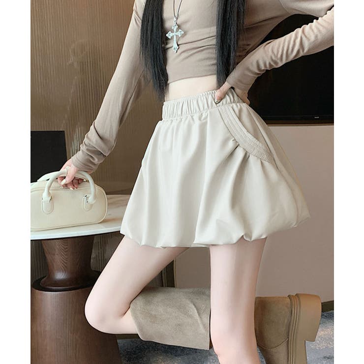 フェイクレザーバルーンミニスカート スカート ミニスカート | kirakiraShop  | 詳細画像18 