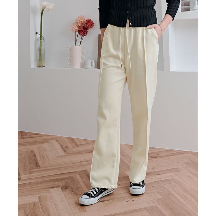 ウエストドロストイージーワイドパンツ パンツ ワイドパンツ | kirakiraShop  | 詳細画像12 