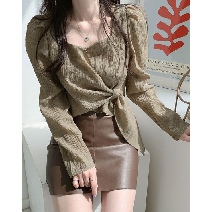 フロントリボンブラウス 2サイズ トップス | kirakiraShop  | 詳細画像17 