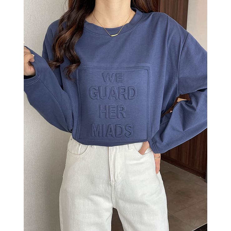 セール】 ロゴ ロングスリーブ Tシャツ （カットソー）｜L size