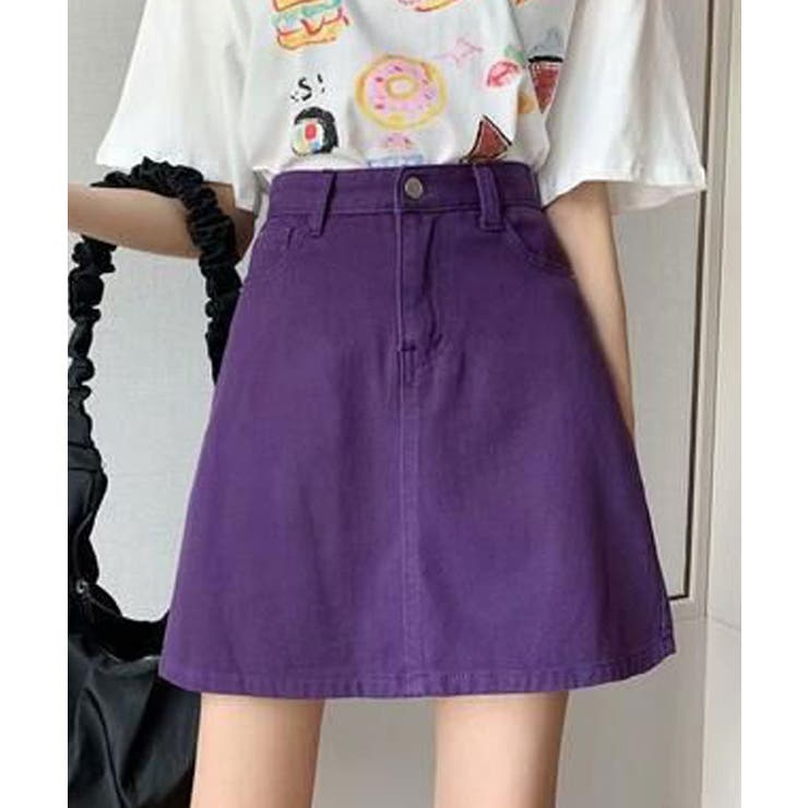 Kimhekim バイカラー デニムミニスカート | ブルー | FARFETCH JP