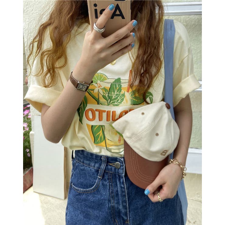【SHOPLIST限定】カクテルロゴTシャツ トップス ロゴTシャツ | kirakiraShop  | 詳細画像12 