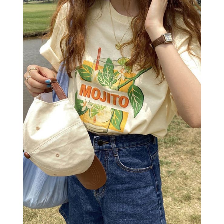 【SHOPLIST限定】カクテルロゴTシャツ トップス ロゴTシャツ | kirakiraShop  | 詳細画像13 