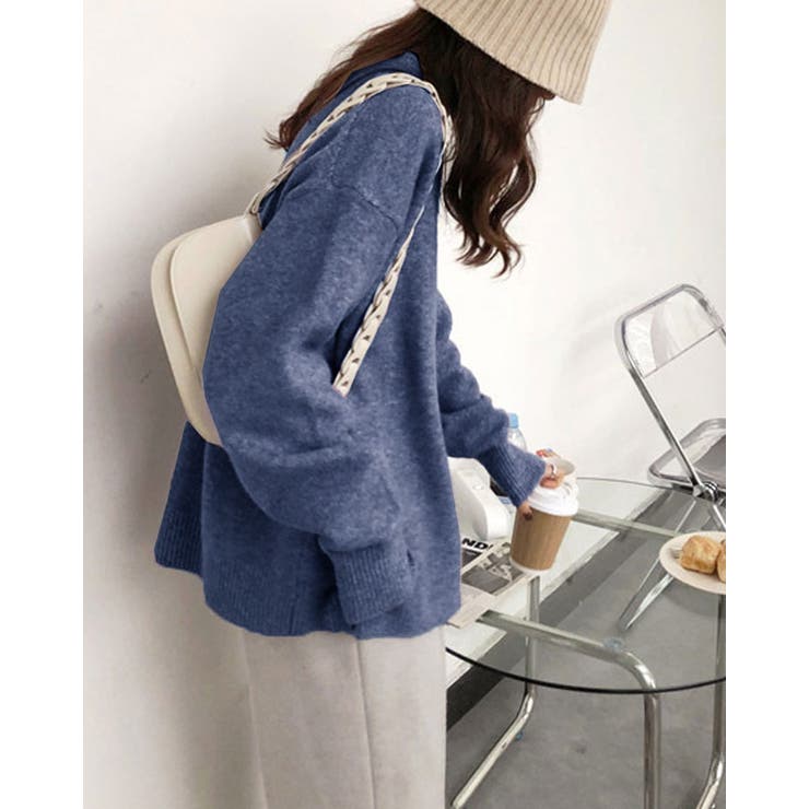 ミックスカラーオーバーニット ユニセックス カラーニット | kirakiraShop  | 詳細画像18 