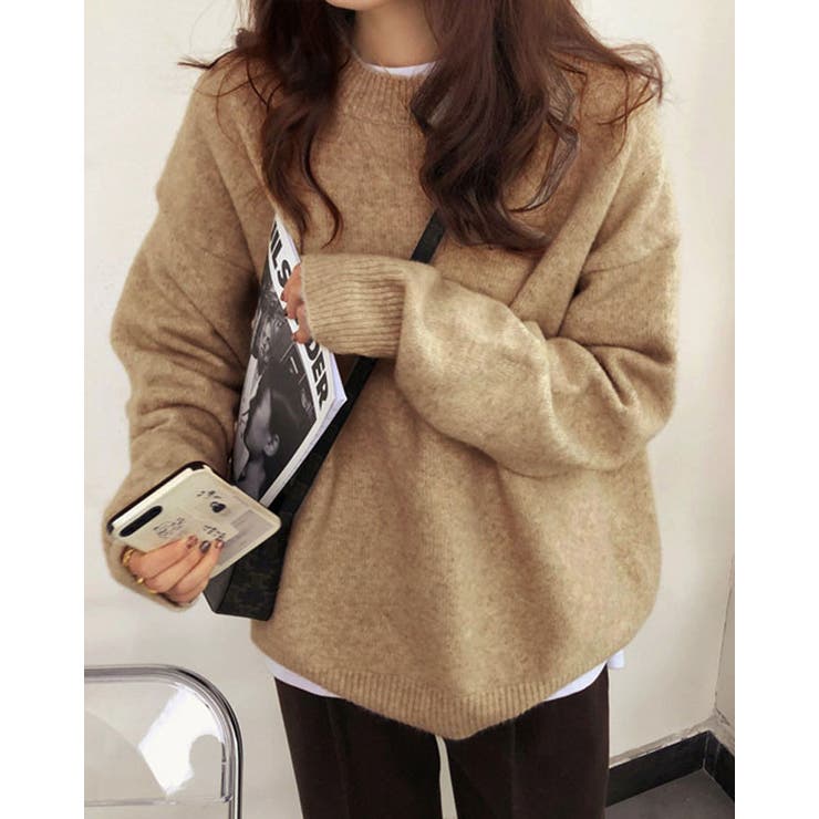 ミックスカラーオーバーニット ユニセックス カラーニット | kirakiraShop  | 詳細画像7 