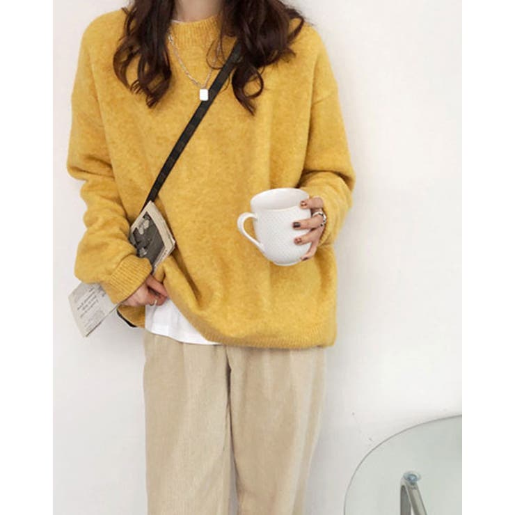 ミックスカラーオーバーニット ユニセックス カラーニット | kirakiraShop  | 詳細画像11 