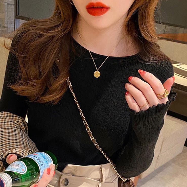 楊柳メロウニットソー ニットトップス ニットソー | kirakiraShop  | 詳細画像19 