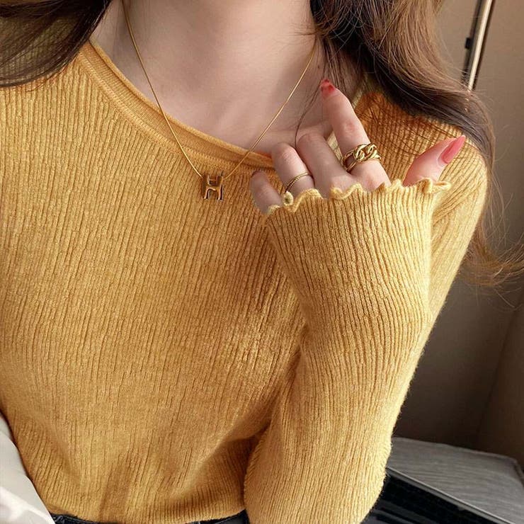 楊柳メロウニットソー ニットトップス ニットソー | kirakiraShop  | 詳細画像22 