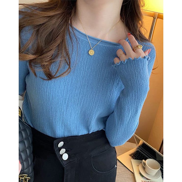 楊柳メロウニットソー ニットトップス ニットソー | kirakiraShop  | 詳細画像16 