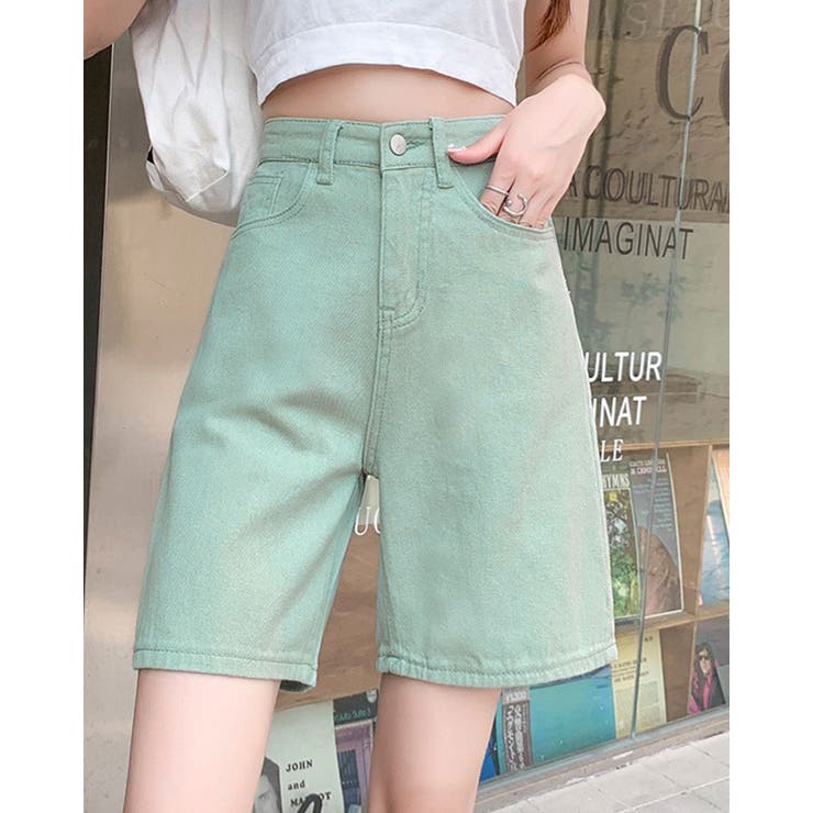 VIVIENNE TAM　デニムハーフパンツ VIVIENNE TAM ハーフパンツ 黒 XS - メルカリ