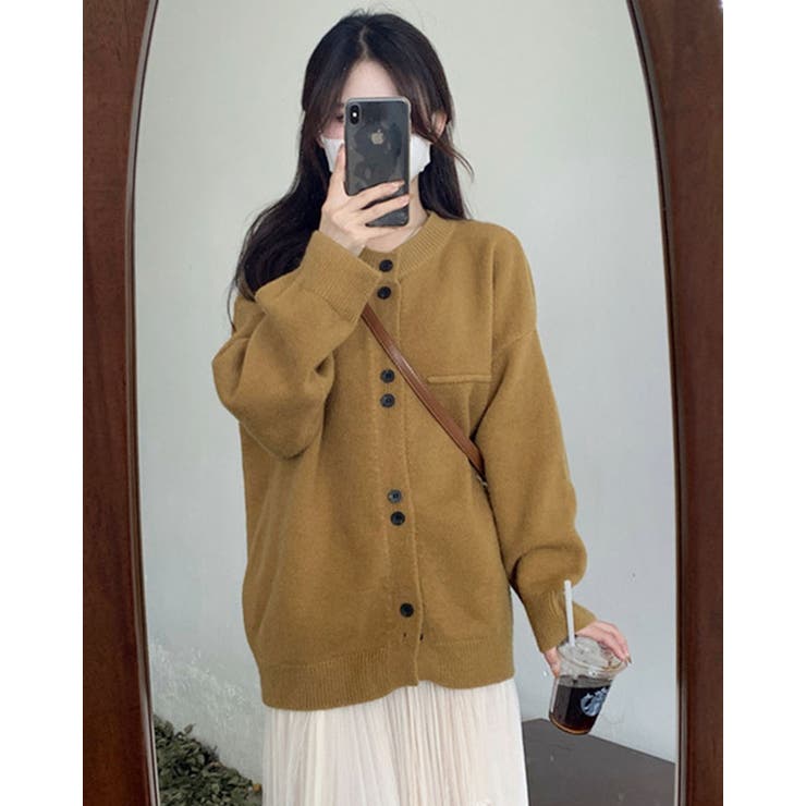 【SHOPLIST限定】ビッグシルエットボタンカーディガン トップス カーディガ… | kirakiraShop  | 詳細画像7 