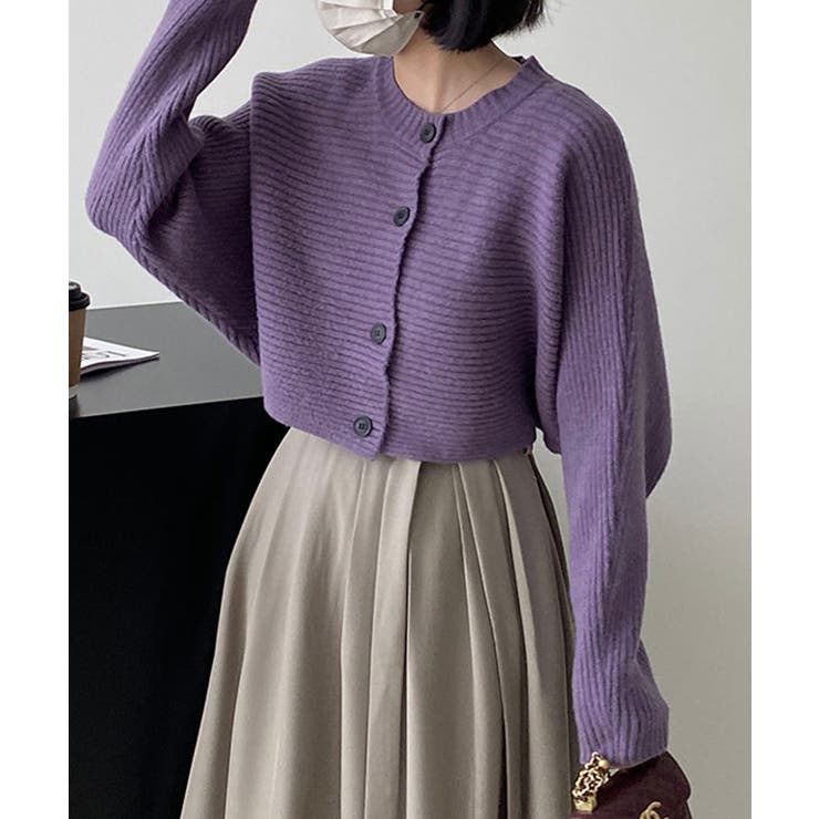 スカーラリブニットトレンカ　グリーン　L 新品 スカーラリブニットトレンカ グリーン L 新品 アクアガレージ