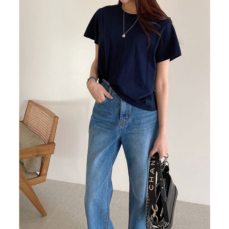 ハイウエストストレートデニム ボトムス デニムパンツ[品番