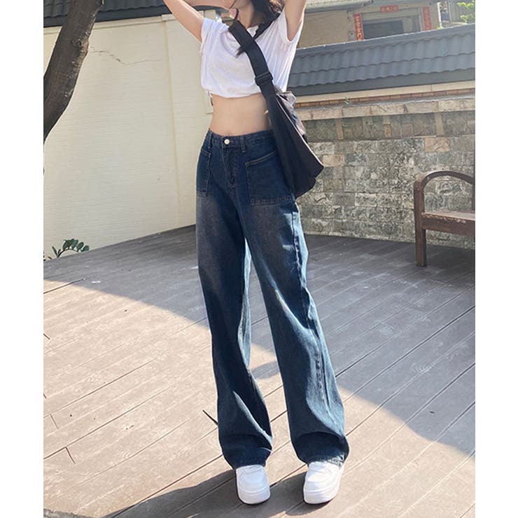 【SHOPLIST限定】ベイカーポケットワイドシルエットデニム デニム ワイドパ… | kirakiraShop  | 詳細画像11 