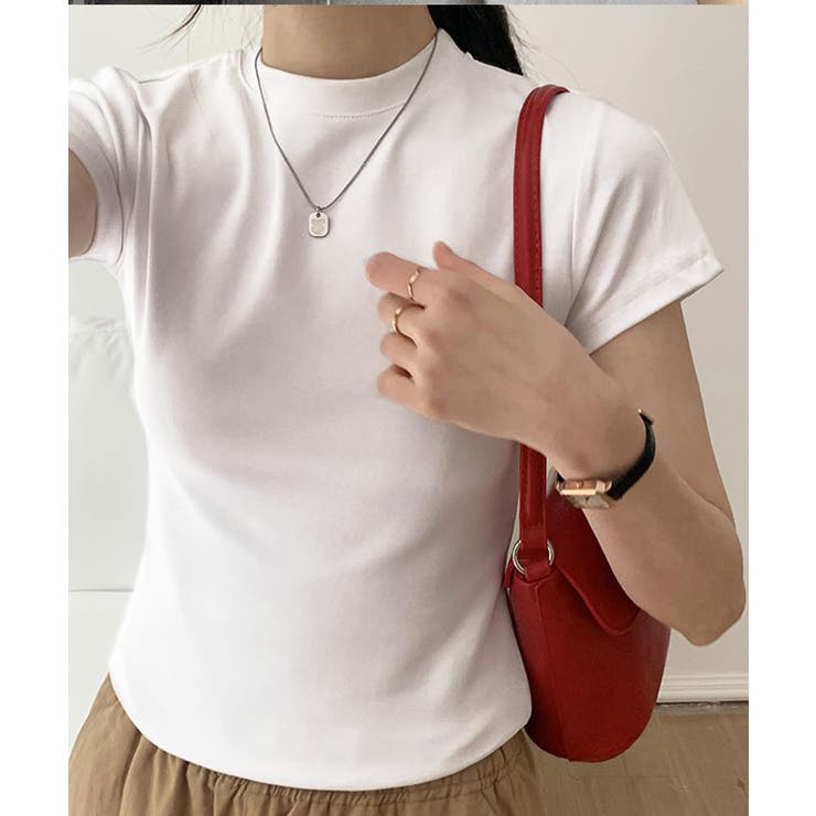 ホワイト | 【SHOPLIST限定】レディーシルエットコットンTシャツ 5色 3サイズ | kirakiraShop 