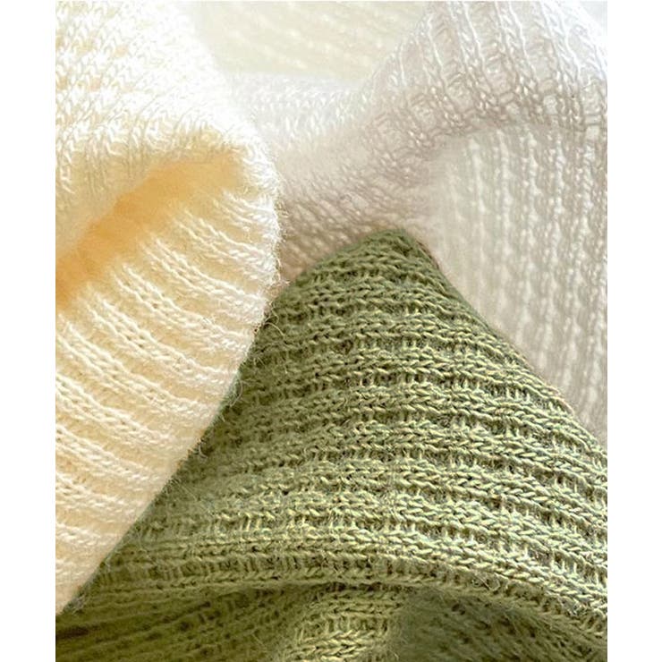 コットンワッフルUネックタンクトップ 7色 トップス | kirakiraShop  | 詳細画像14 