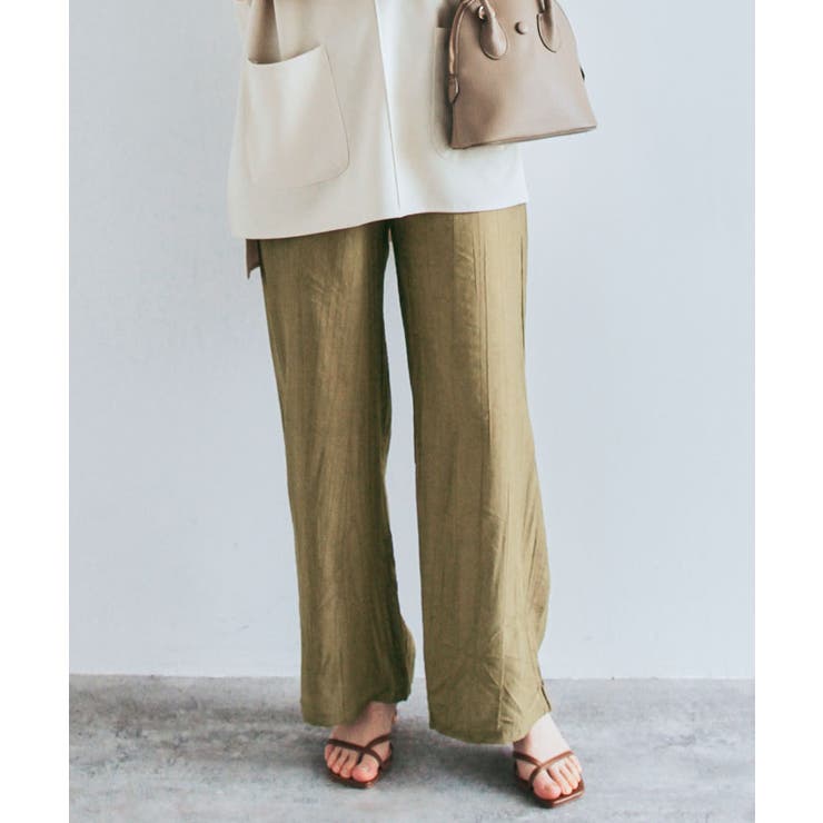 リラックスワッシャーワイドパンツ 4サイズ リラックス[品番